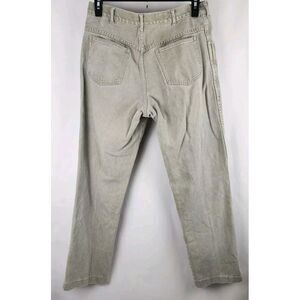 Vtg 80s Banana Republic Beige/Gray Denim Jeans Size 32X32